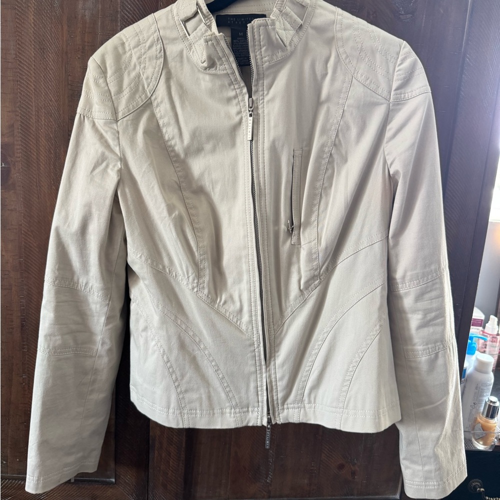 The Limited Women's Cream Jacket Size Medium